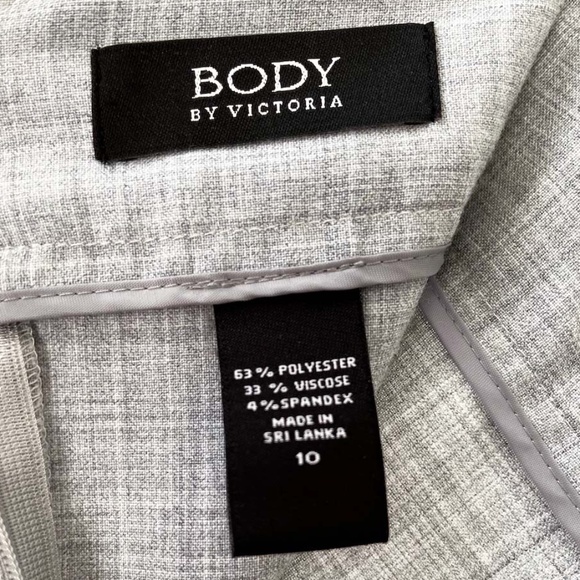 Body by Victoria Heather Grey Pencil Skirt - Picture 4 of 13
